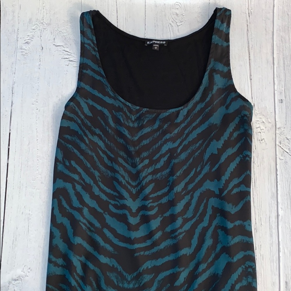 Express Tank Top Zebra Print